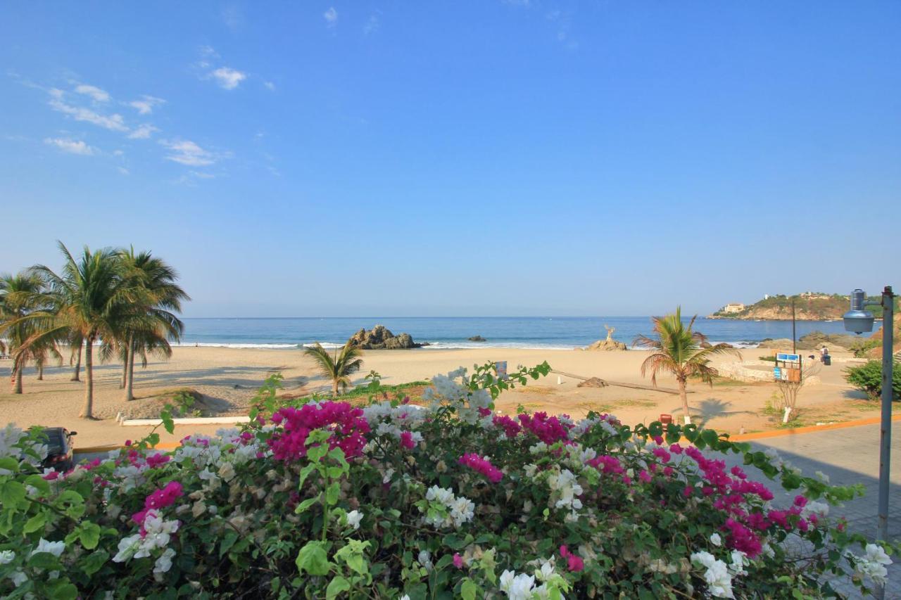 Bungalows Santa Cruz Puerto Escondido  Exteriör bild